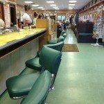 Inside view of Moody's Diner